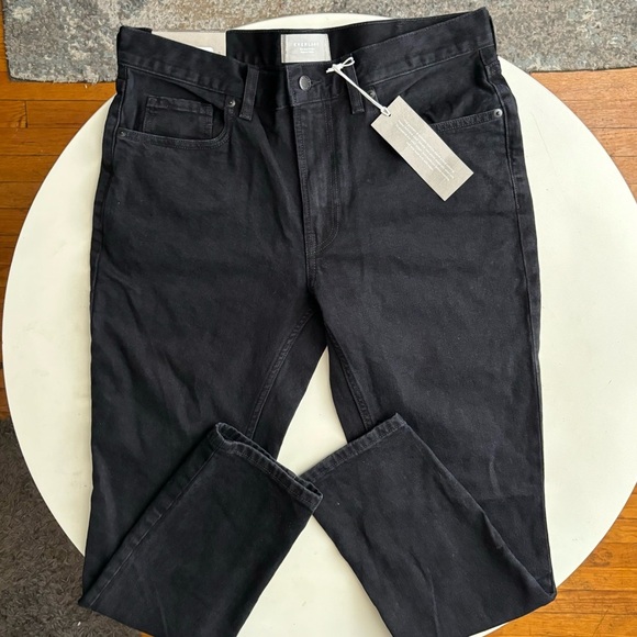 Everlane Men’s Slim Fit Jean Black 33x30 New